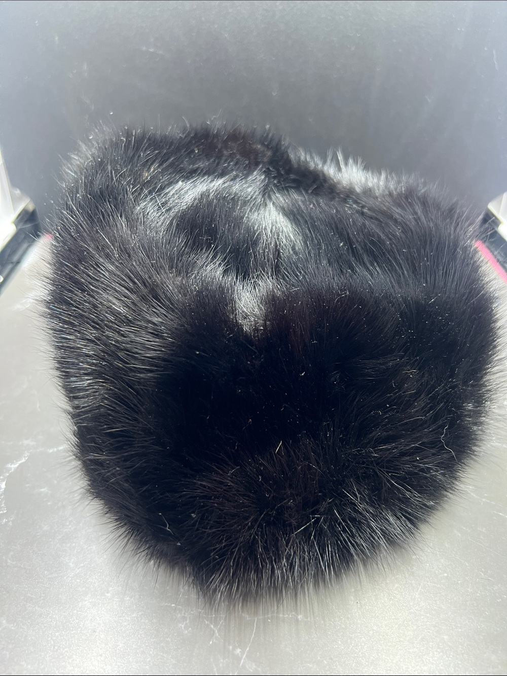 Vintage 1940’s Ladies Black Mink United Hatters Hat Union Made